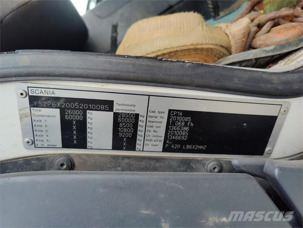 Scania P420 6x2 Sora- ja kippiautot