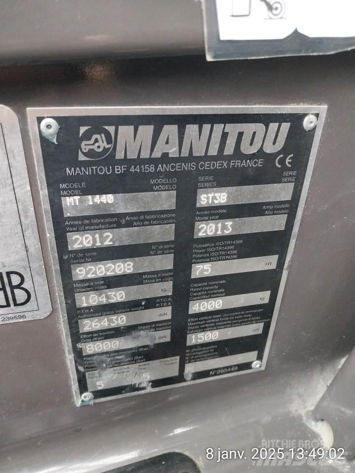 Manitou MT1440 Kurottajat