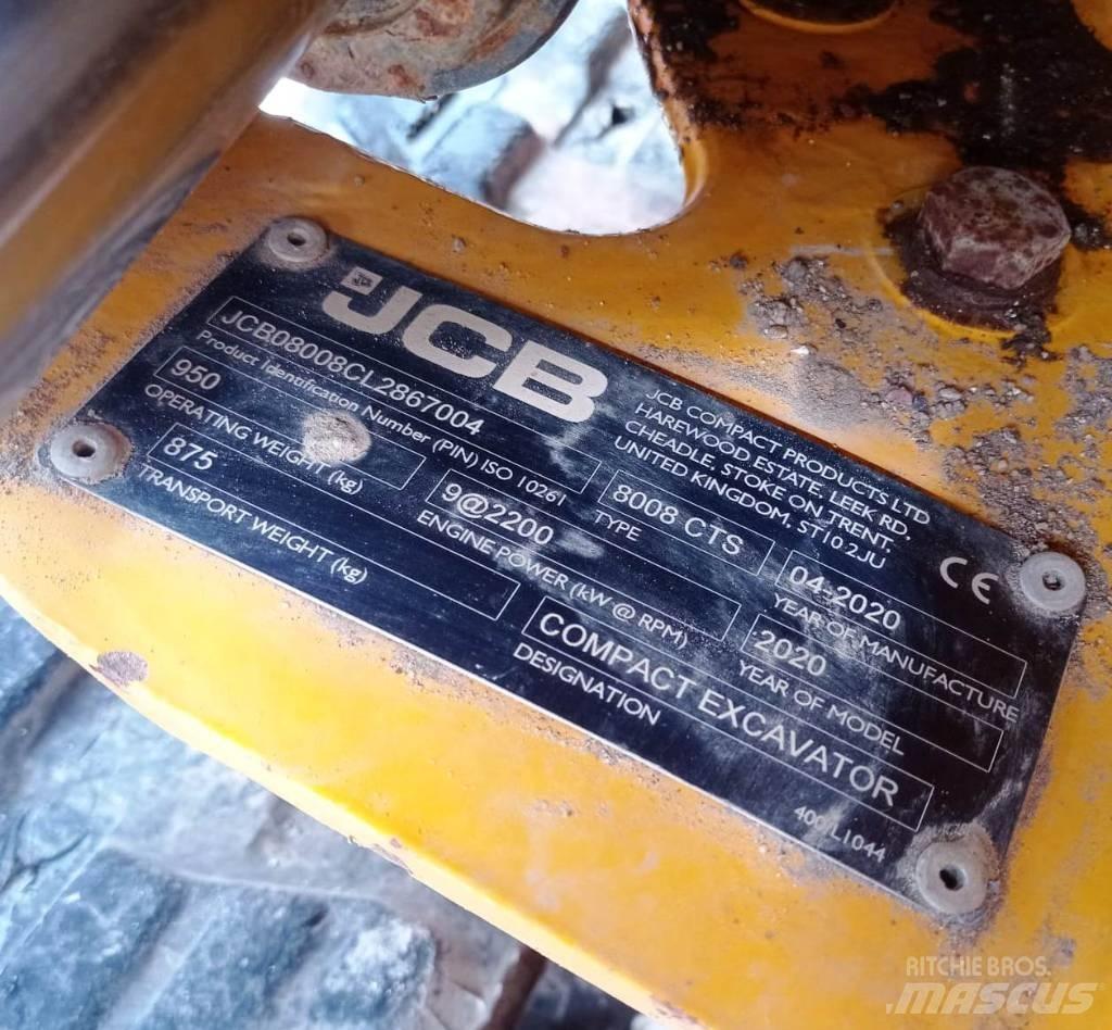 JCB 8008 CTS Minikaivukoneet < 7t