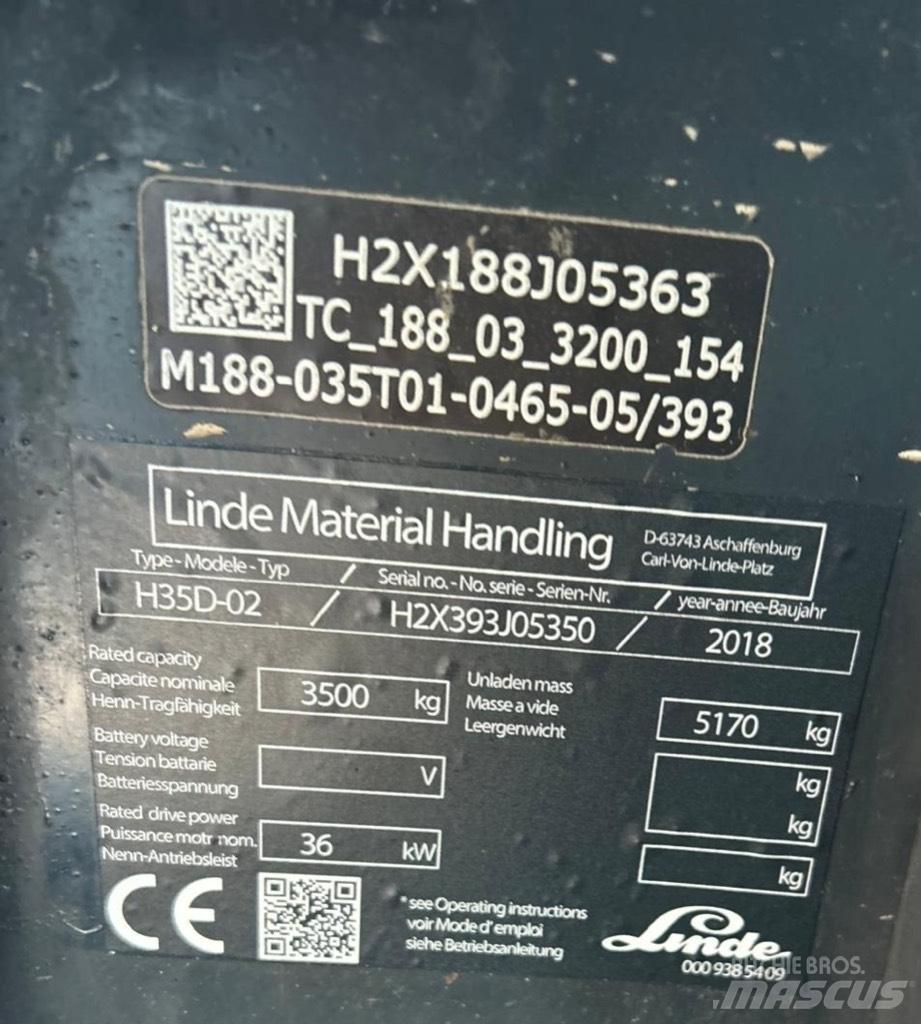 Linde H35D-02 EVO Dieseltrukit