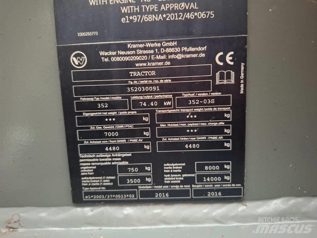 Kramer 8105 Pyöräkuormaajat