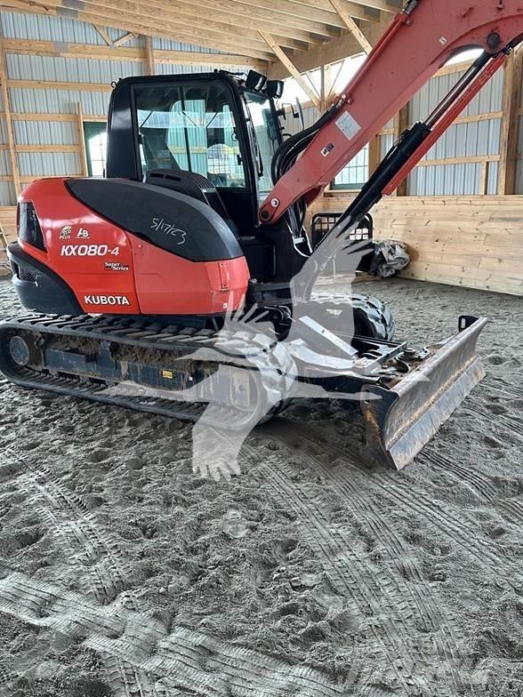 Kubota KX080-4 Telakaivukoneet