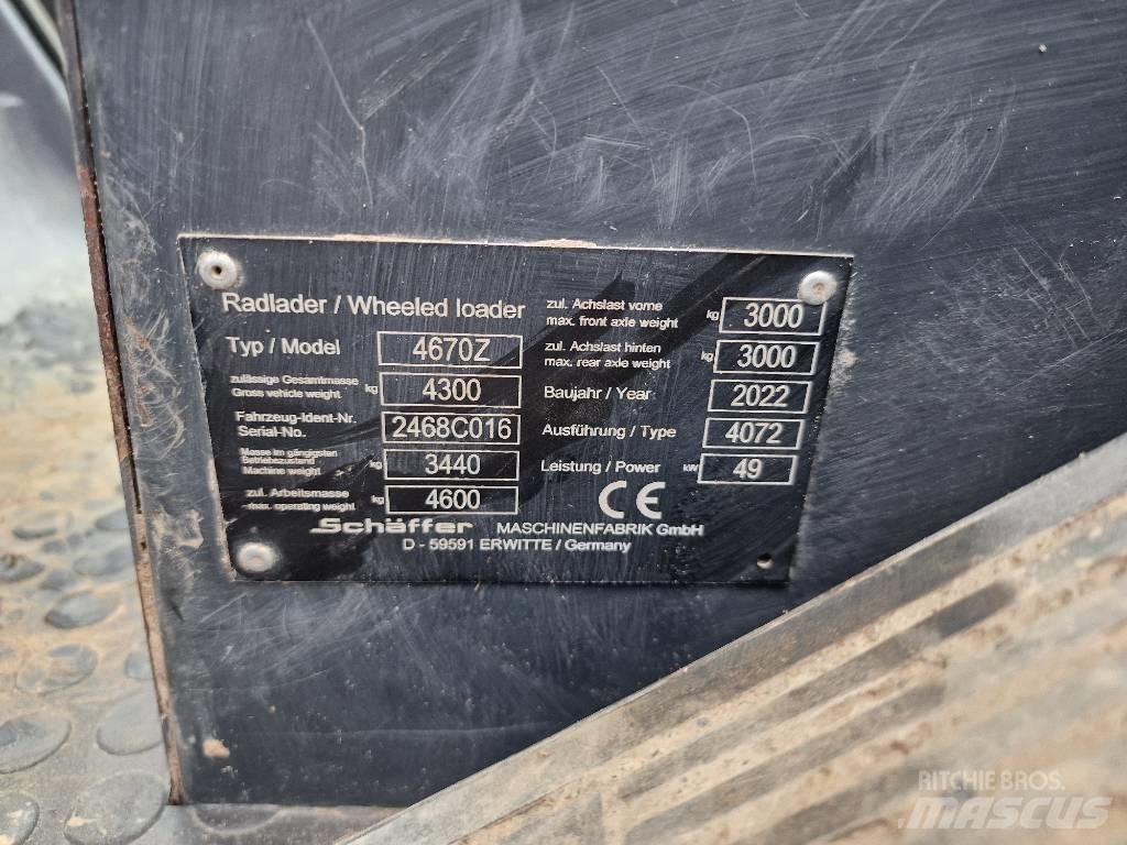 Schäffer 4670Z Pyöräkuormaajat