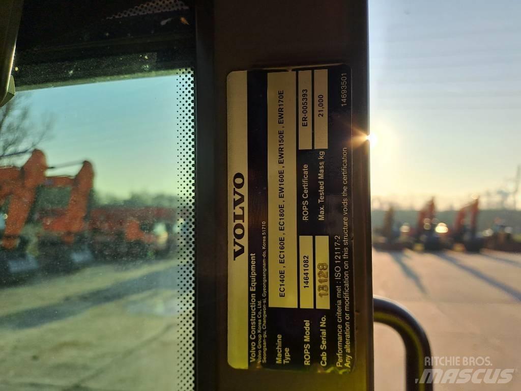 Volvo EW160E Pyöräkaivukoneet