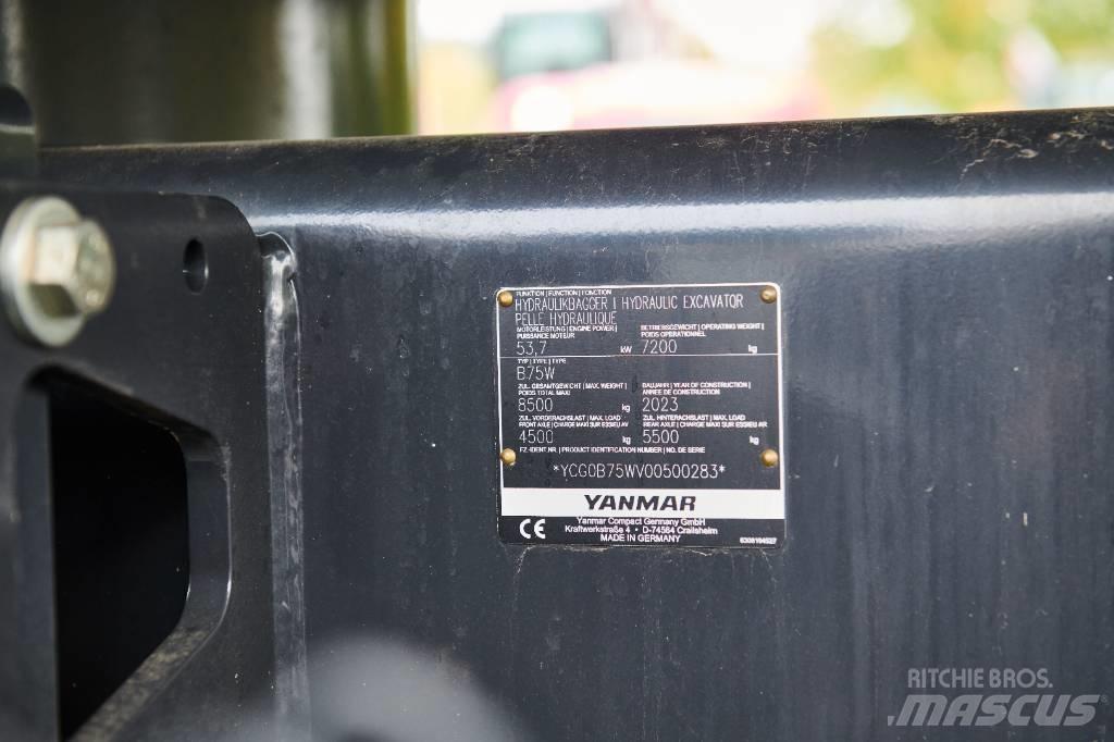 Yanmar B 75 W Pyöräkaivukoneet