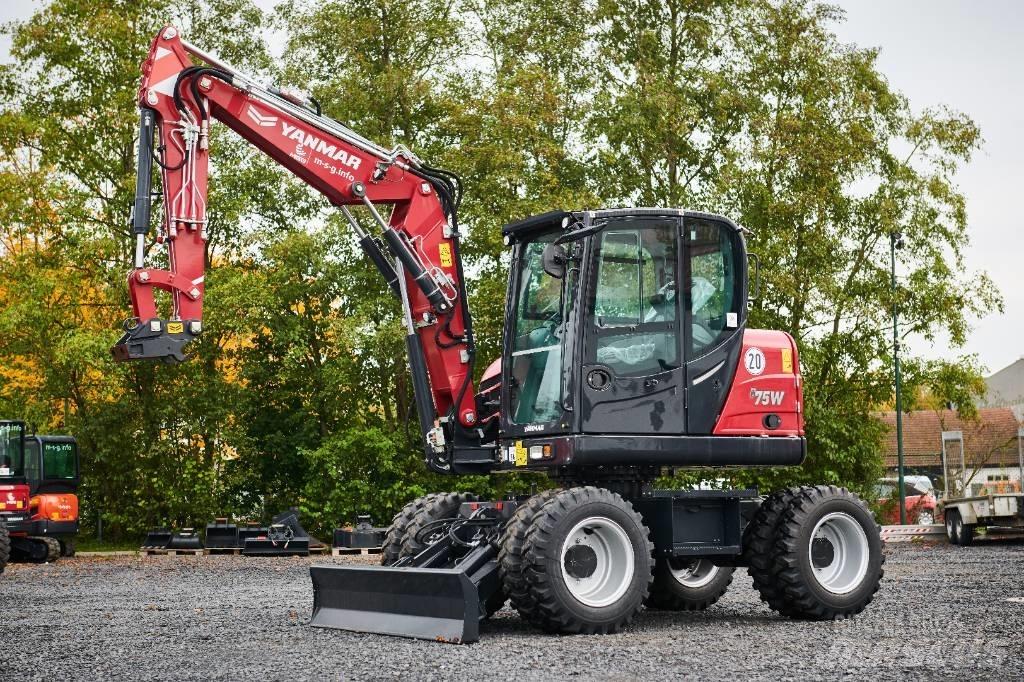 Yanmar B 75 W Pyöräkaivukoneet