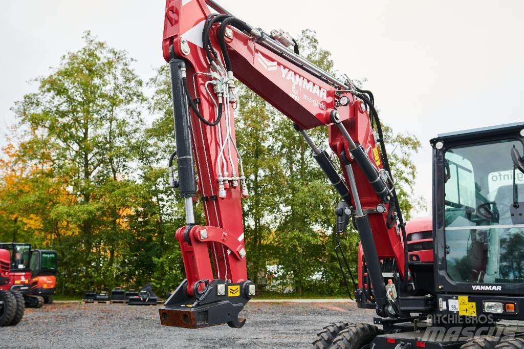 Yanmar B 75 W Pyöräkaivukoneet