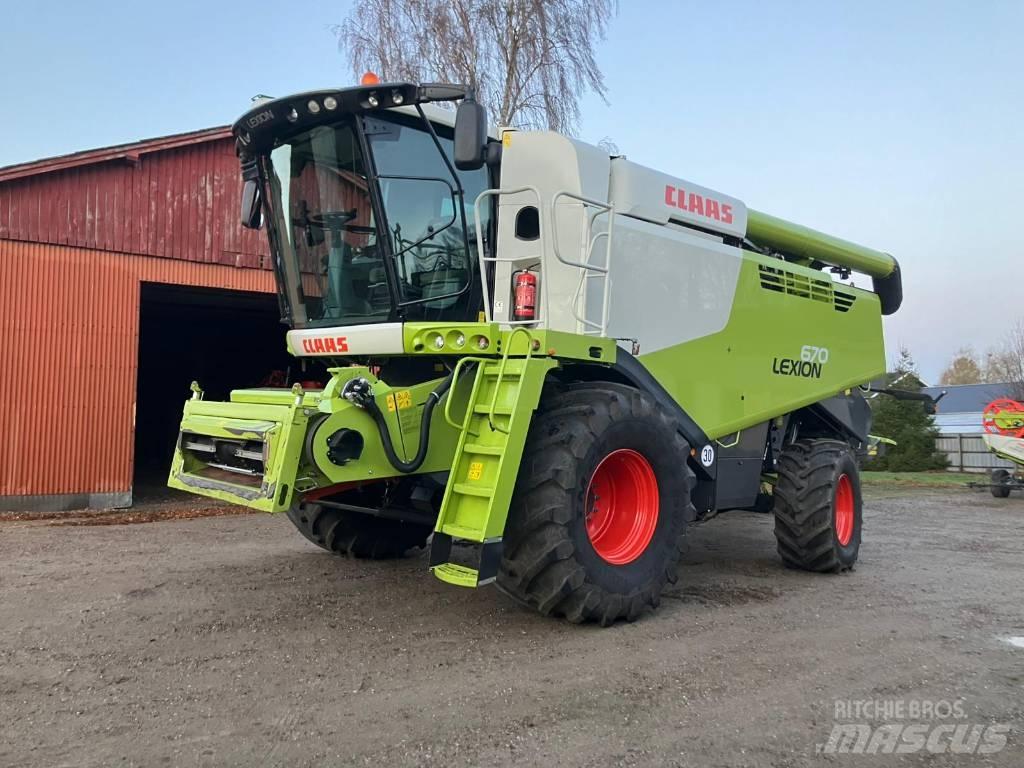 CLAAS Lexion 670 Leikkuupuimurit