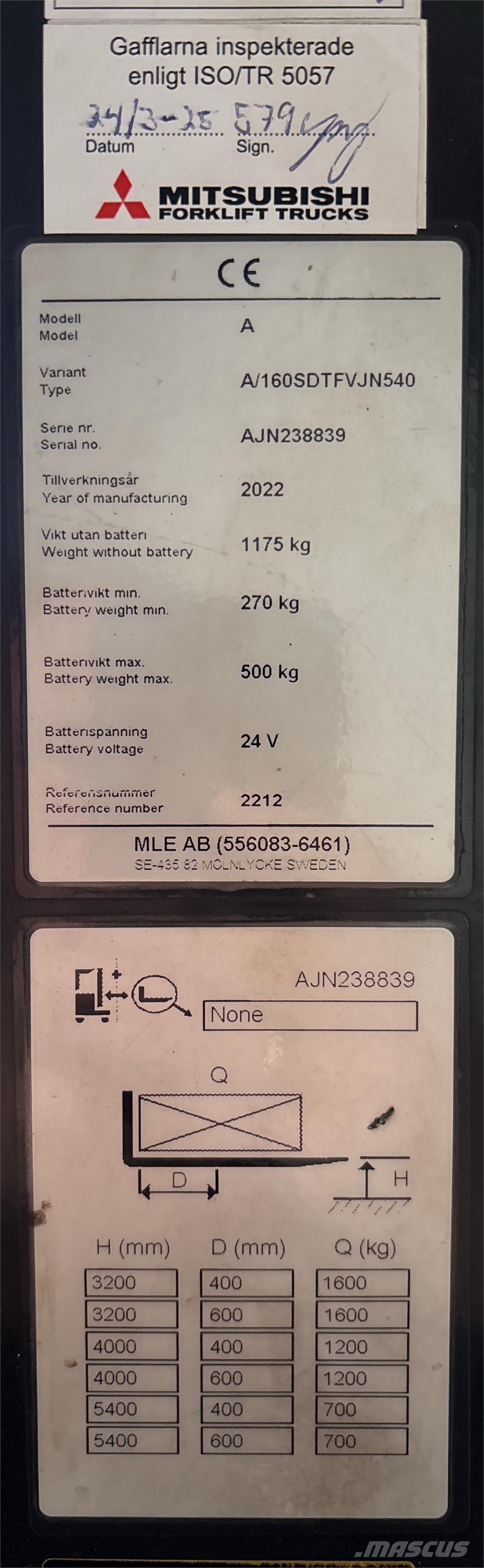 Atlet A160 Ajettavat pinoamisvaunut
