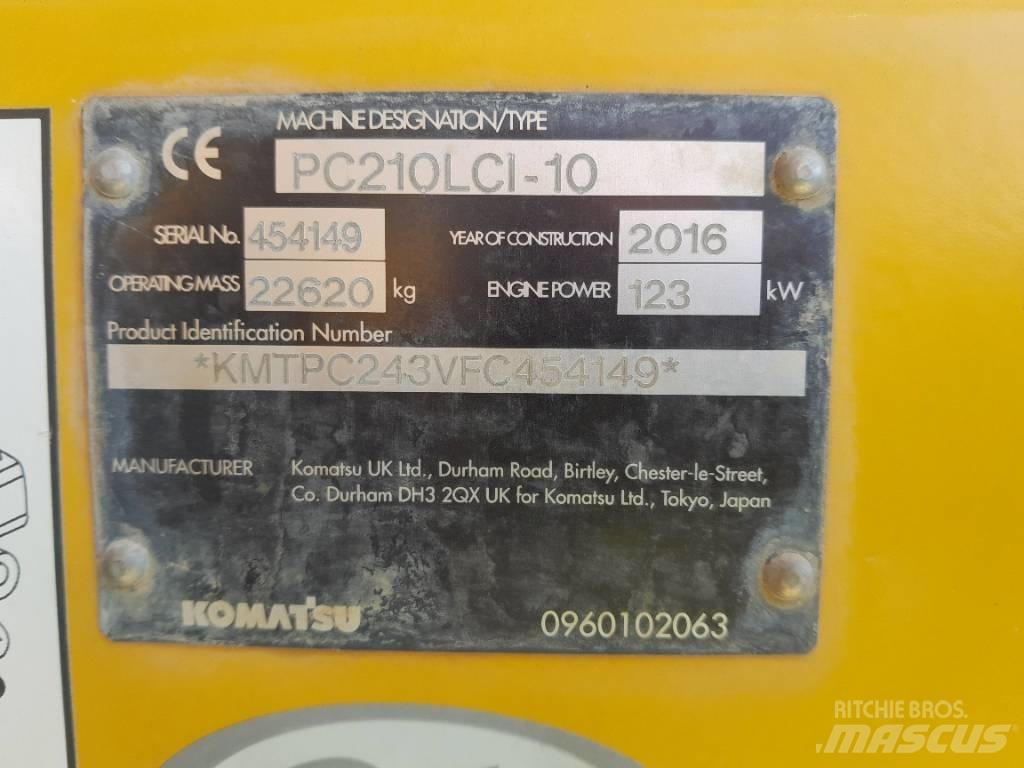 Komatsu PC210LCi-10 Telakaivukoneet