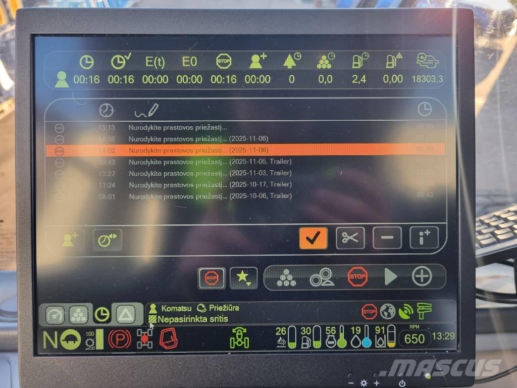 Komatsu 931 Harvesterit