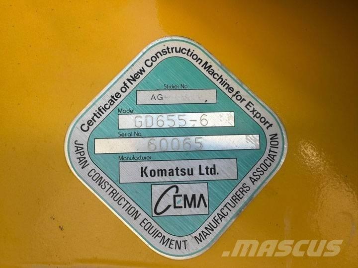 Komatsu GD 655-6 Tiehöylät