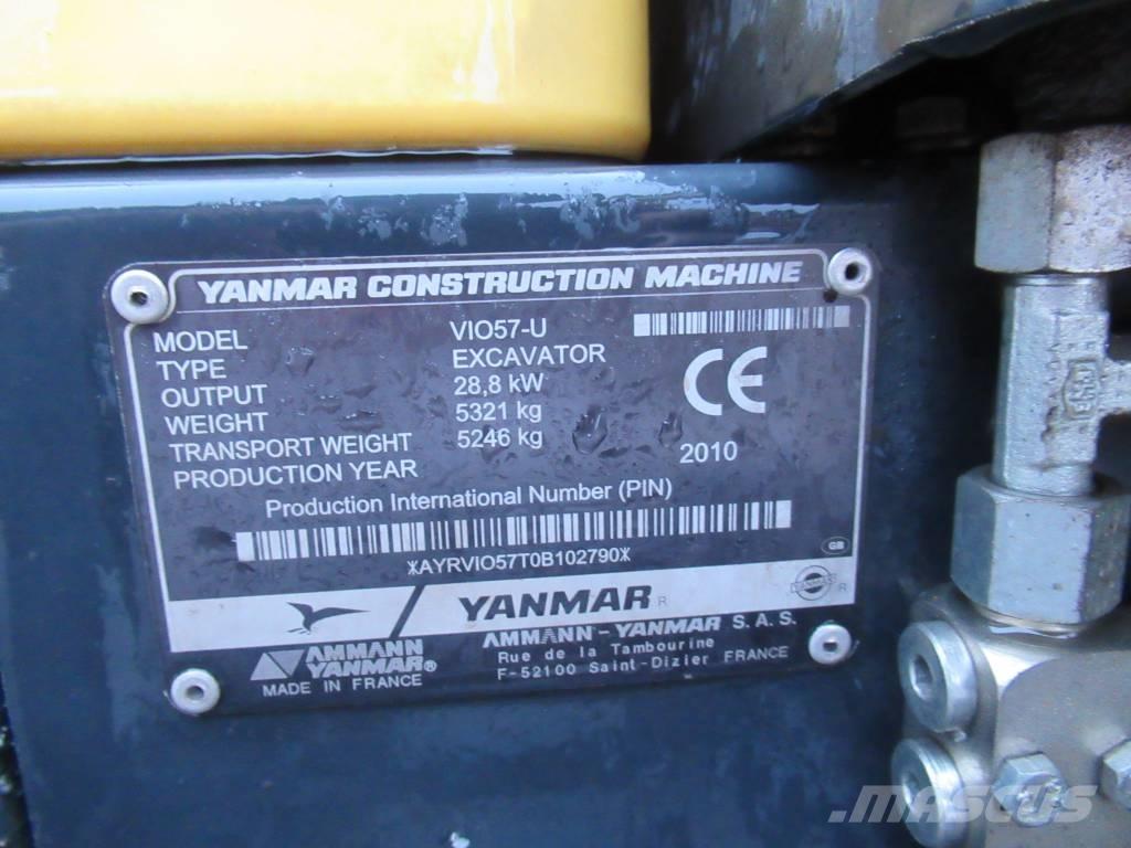 Yanmar Vio 57-U Minikaivukoneet < 7t