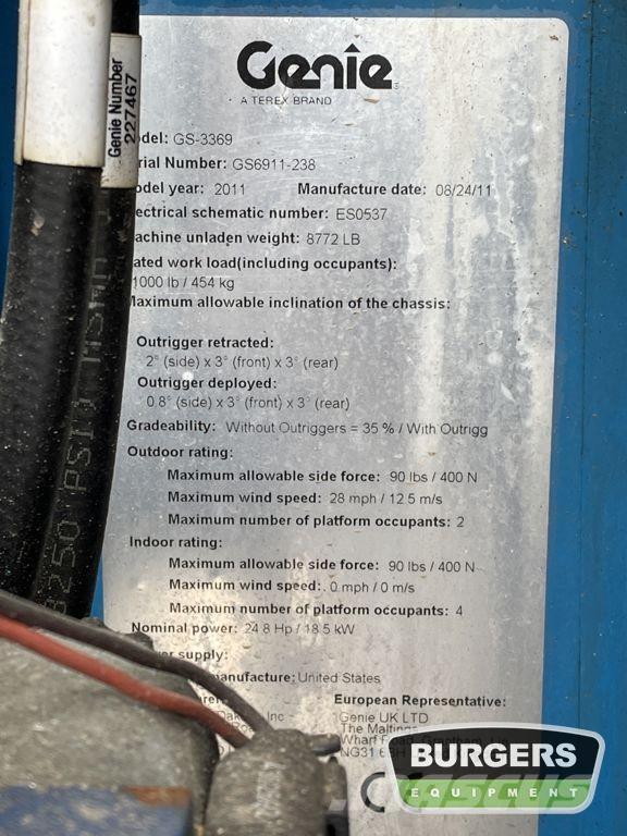 Genie GS-3369 RT Saksilavat