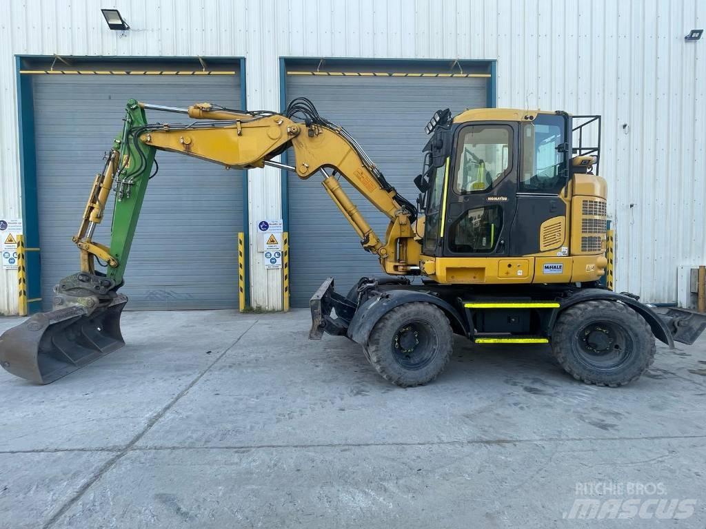 Komatsu PW118-11 Pyöräkaivukoneet