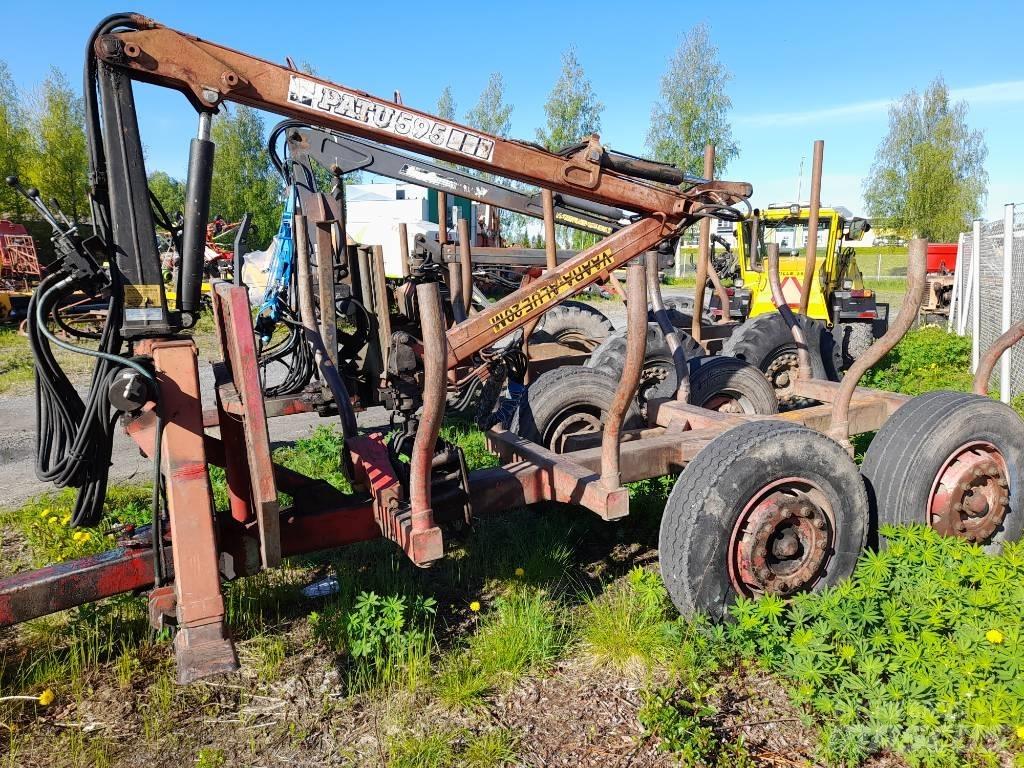 Patu 595+Metsäkärry Juontokourat ja kuormaimet