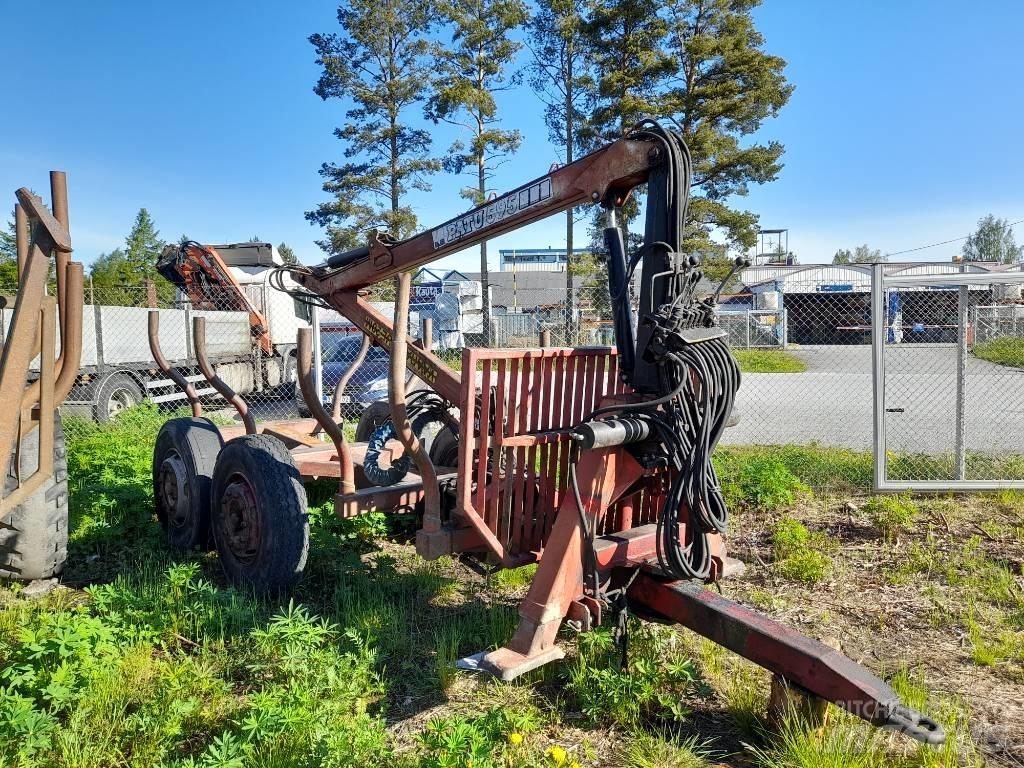 Patu 595+Metsäkärry Juontokourat ja kuormaimet