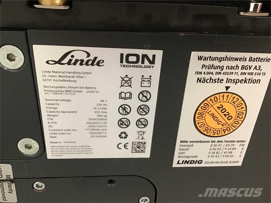 Linde E16 ION Sähkötrukit