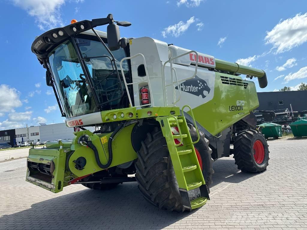 CLAAS Lexion 670 Leikkuupuimurit