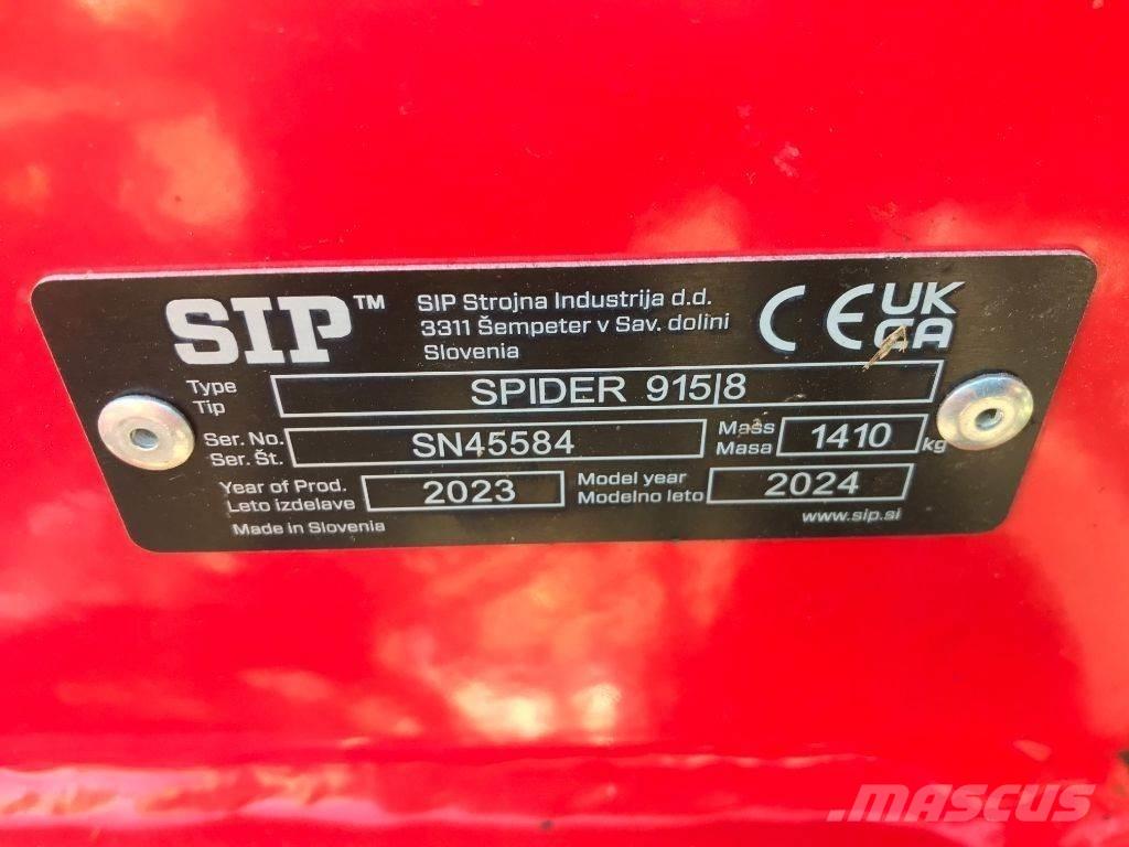 SIP SPIDER 915 / 8 Pöyhimet ja haravat