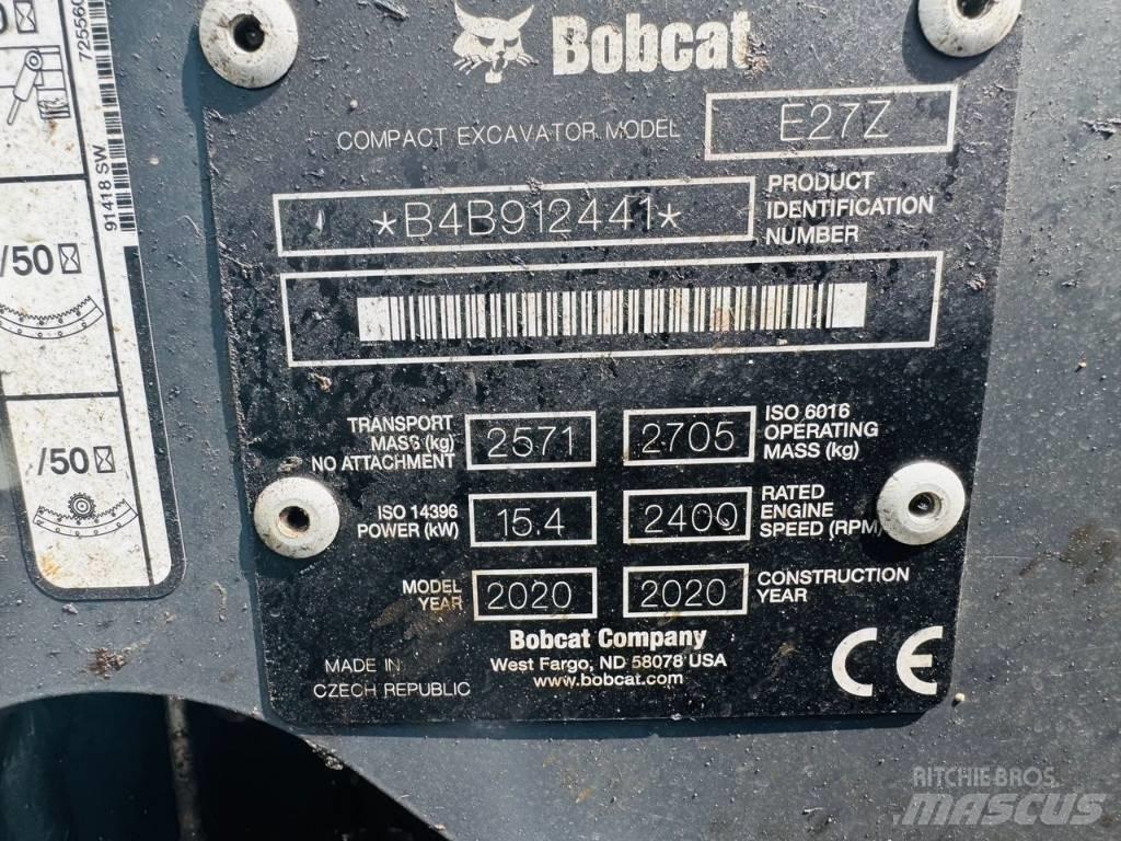 Bobcat E27z Minikaivukoneet < 7t