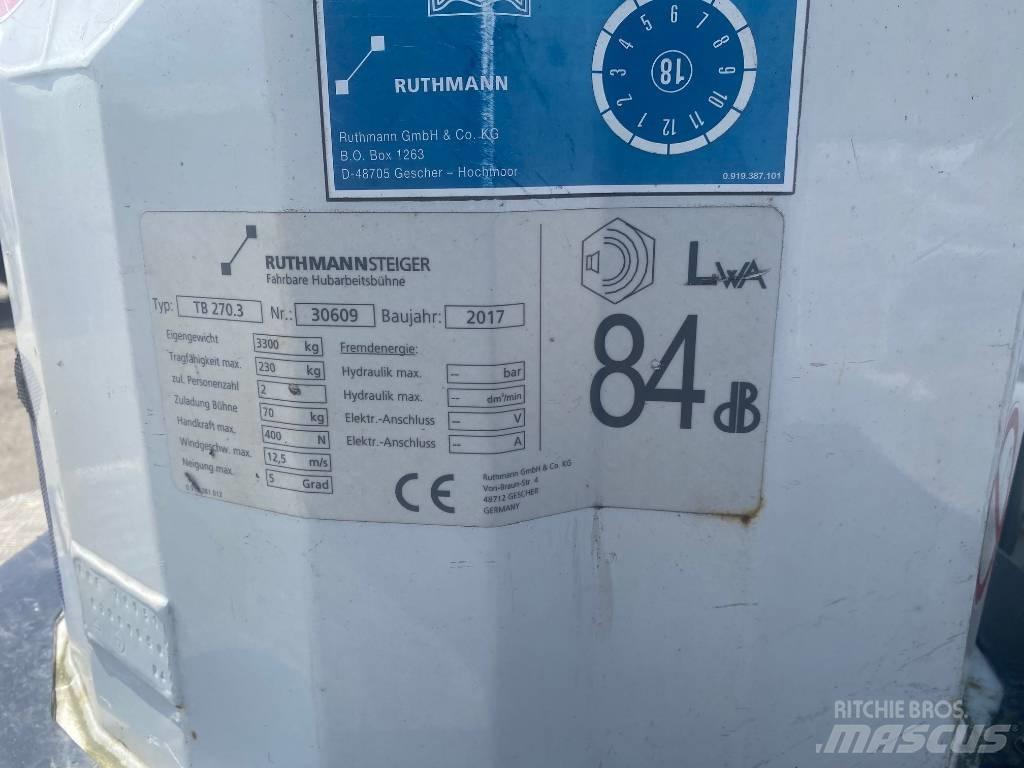 Ruthmann TB270.3 Nostolava-autot