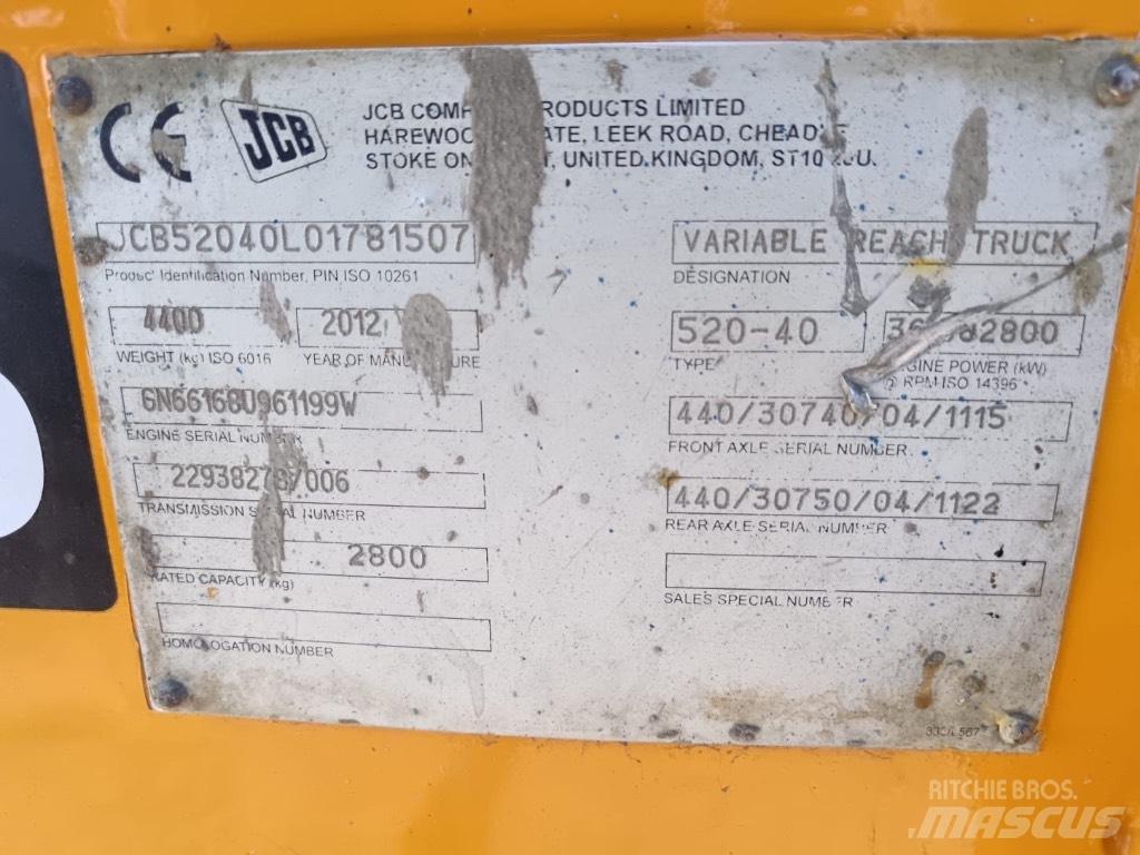 JCB 520-40 Kurottajat