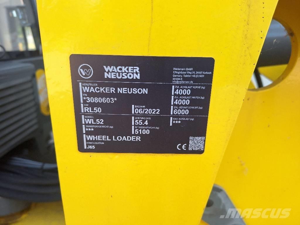 Wacker Neuson WL 52 Pyöräkuormaajat