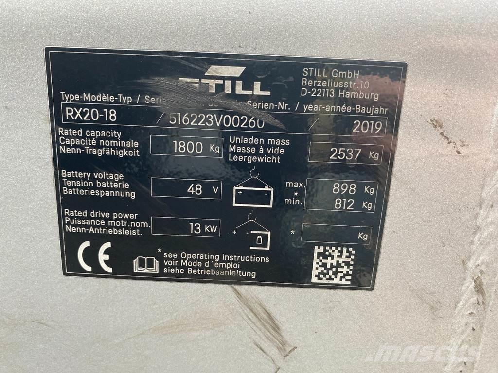 Still RX20-18 Sähkötrukit