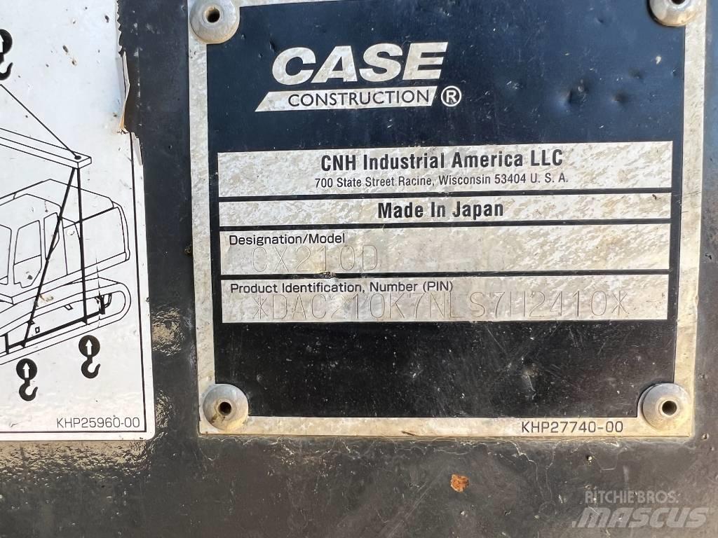 CASE CX 210 D Telakaivukoneet