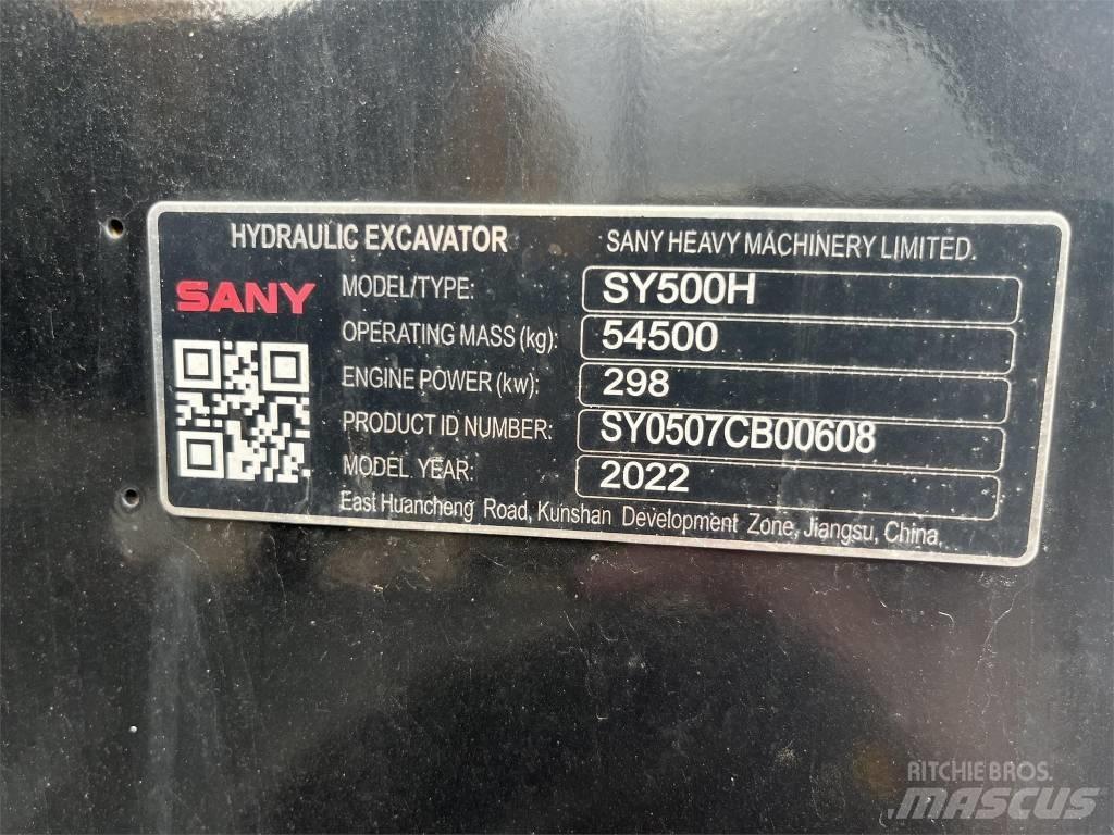 Sany SY 500 H Telakaivukoneet