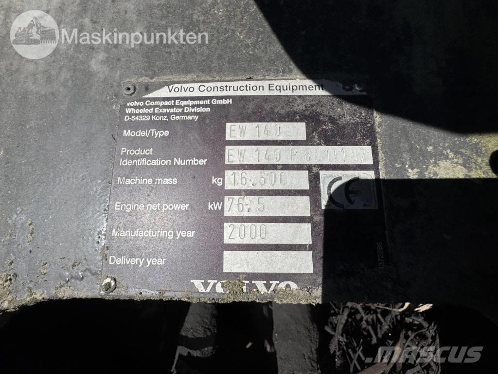 Volvo EW 140 B Pyöräkaivukoneet