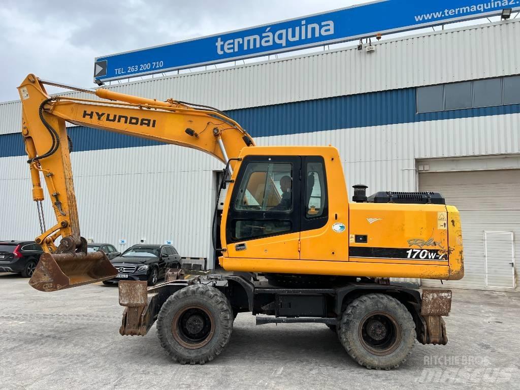 Hyundai R 170W-7 Pyöräkaivukoneet