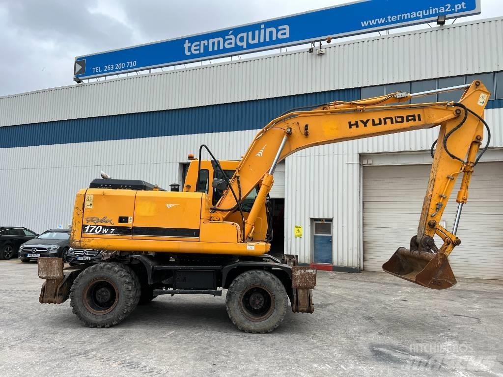 Hyundai R 170W-7 Pyöräkaivukoneet