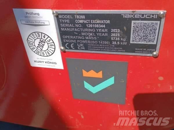 Takeuchi TB 260 Minikaivukoneet < 7t
