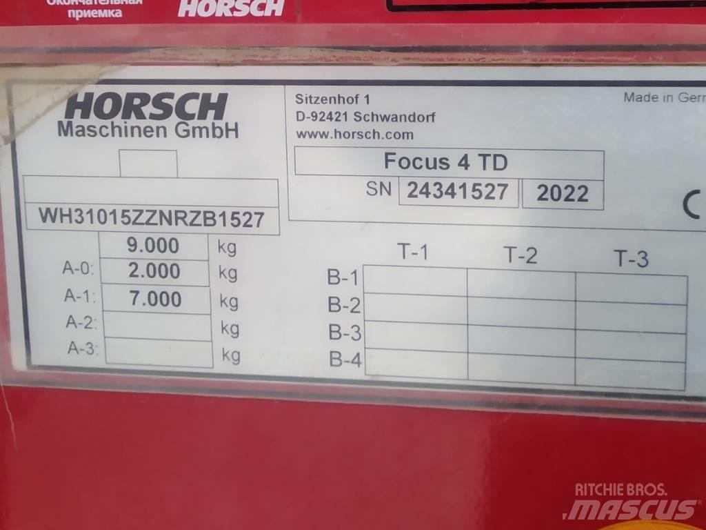 Horsch Focus 4 TD Kylvökoneet