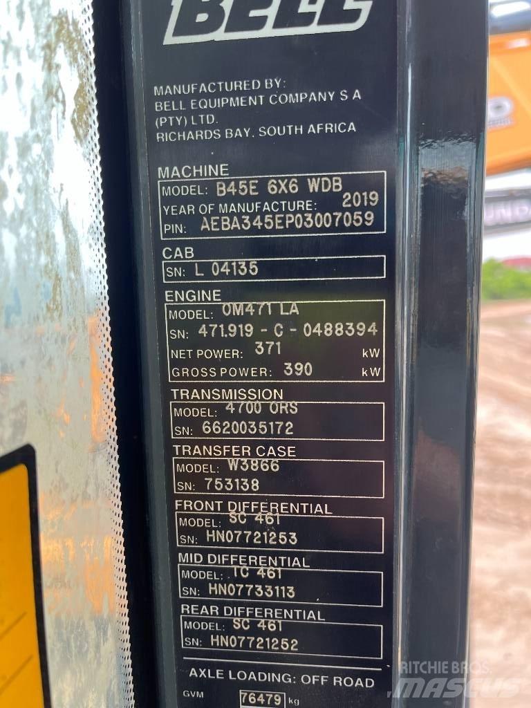 Bell B45E Dumpperit