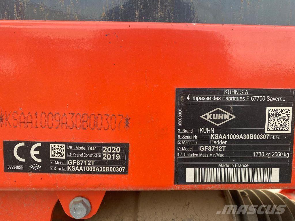 Kuhn GF8712T Pöyhimet ja haravat