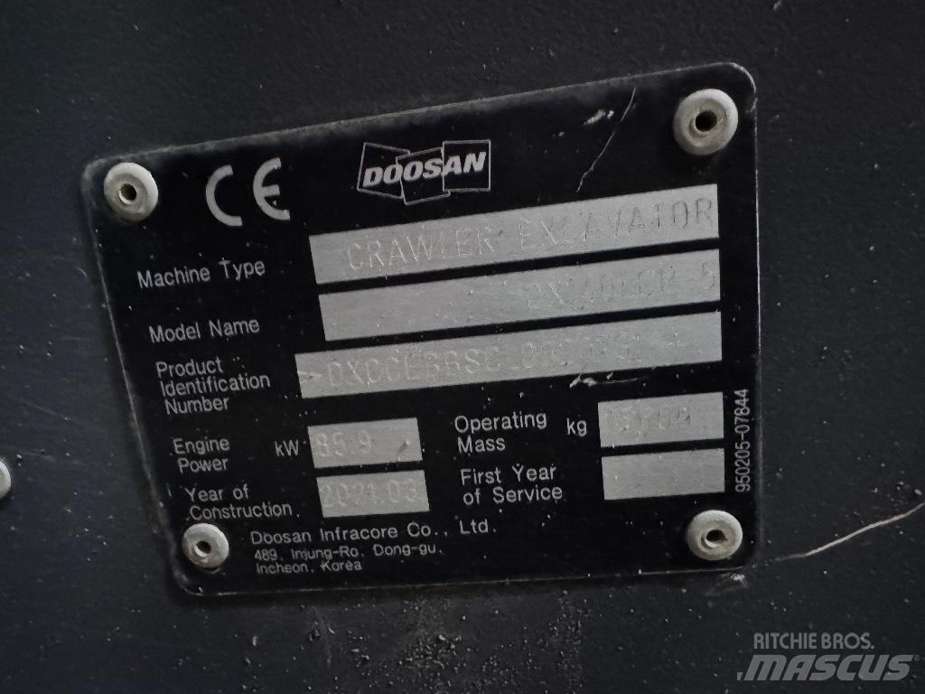 Doosan DX 140 LCR-5 Telakaivukoneet