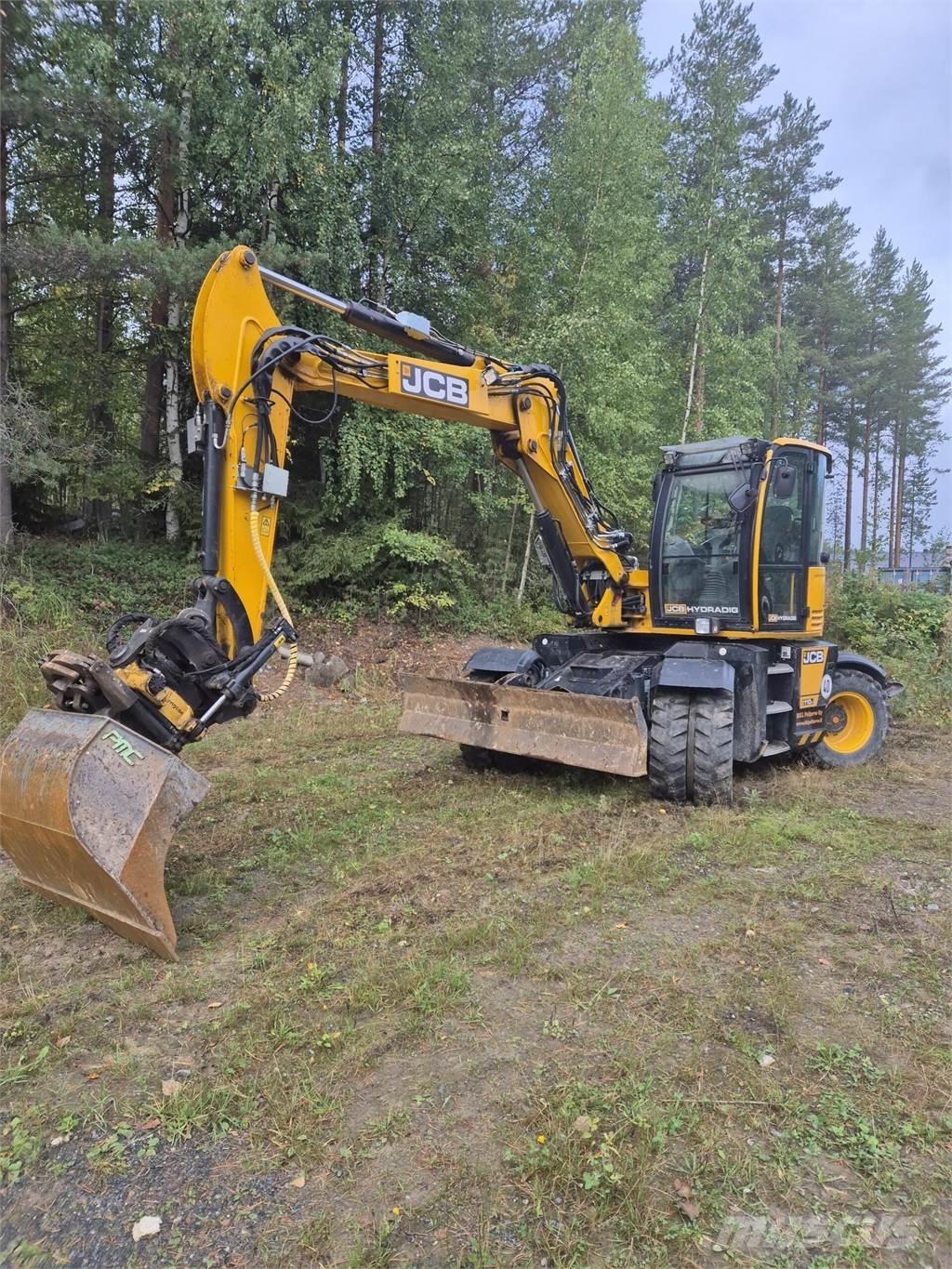 JCB 110W Hydradig Pyöräkaivukoneet