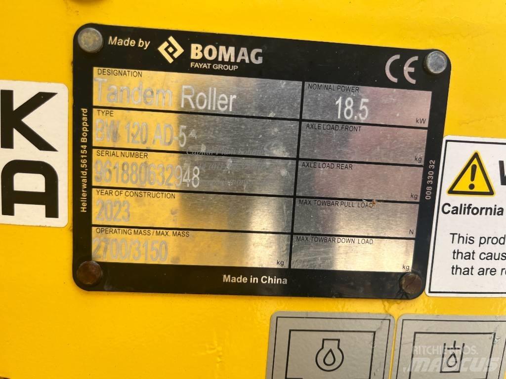 Bomag BW 120 AD-5 Tandemjyrät