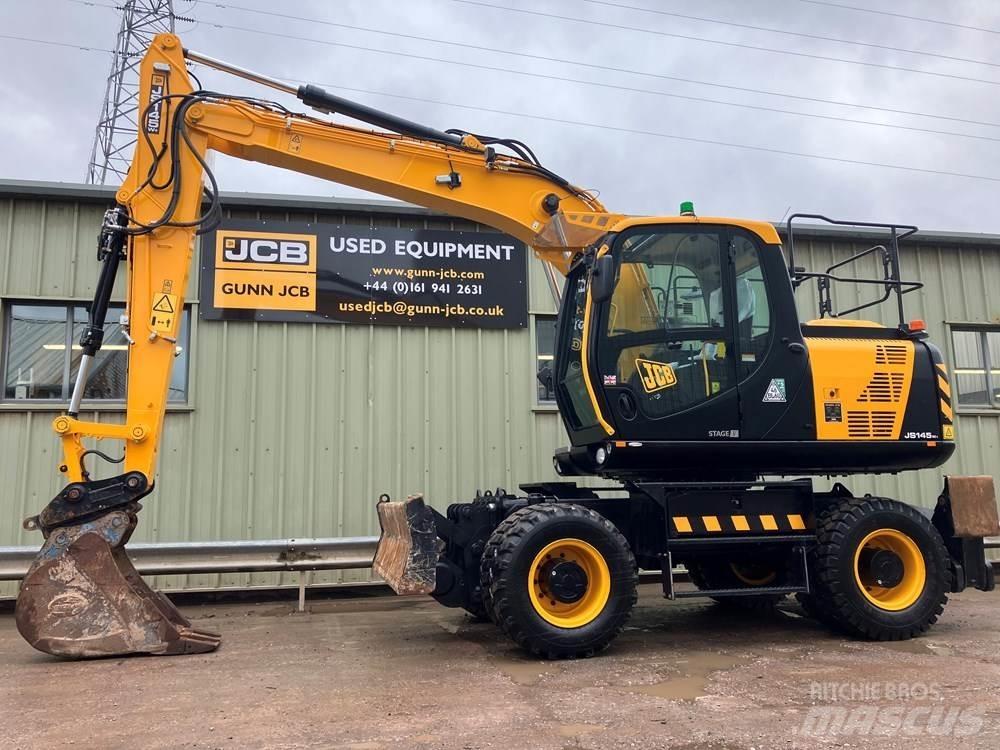 JCB JS145W Pyöräkaivukoneet