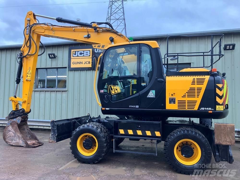 JCB JS145W Pyöräkaivukoneet
