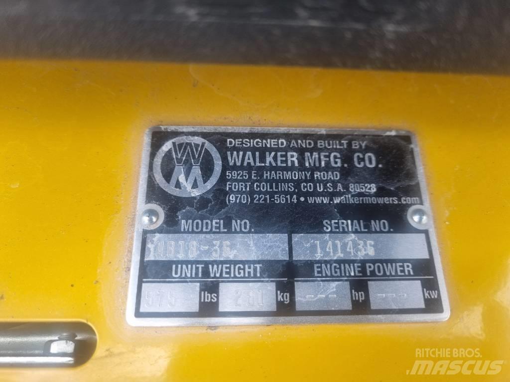 Walker B18 Päältäajettavat ruohonleikkurit
