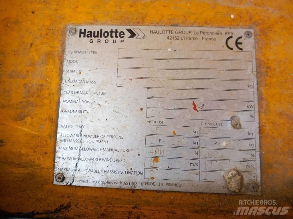Haulotte Compact 10 Saksilavat