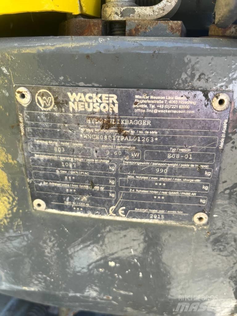 Wacker Neuson 803 RD Minikaivukoneet < 7t