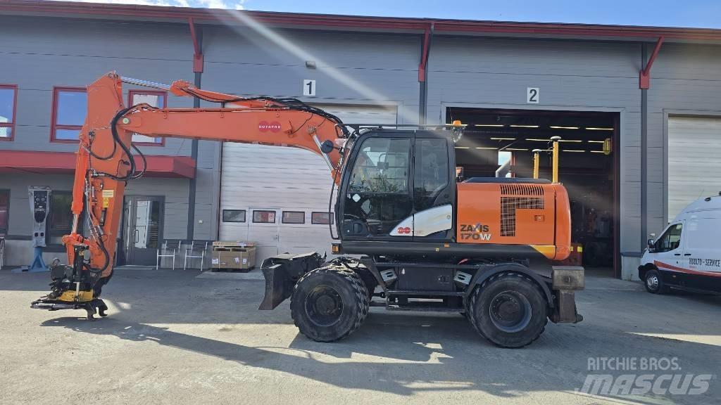 Hitachi ZX 170 W-5 Pyöräkaivukoneet