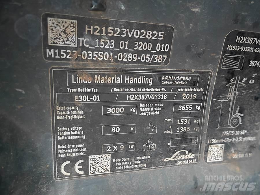 Linde E30L-01 Sähkötrukit