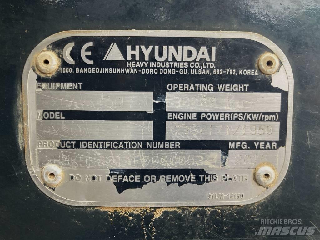 Hyundai HX 300 L Telakaivukoneet