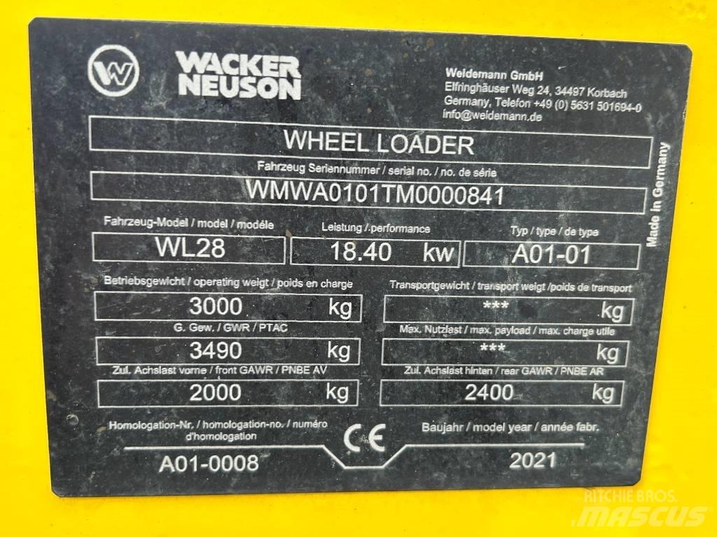 Wacker Neuson WL28 Pyöräkuormaajat